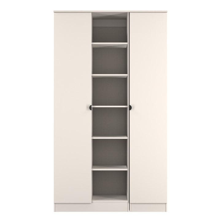 United    Solomon 2 Door Open Shelf Triple Wardrobe, Football by Welcome Furniture in Size XL, Sports Direct