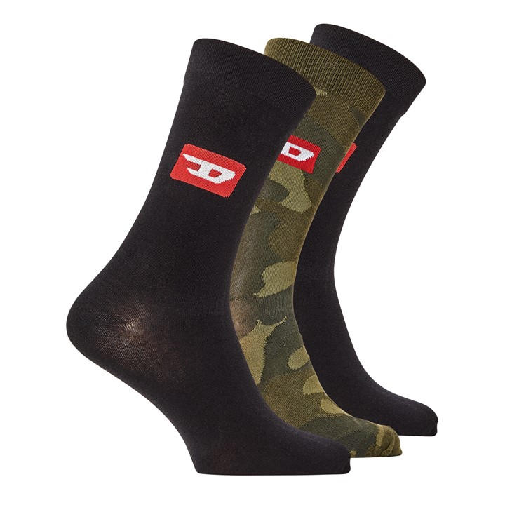 Diesel Men's Black Trainer Ankle Socks