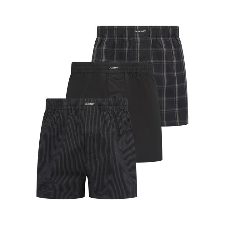 Lyle And Scott Men's Black Woven Trunk in Size M, Sports Direct
