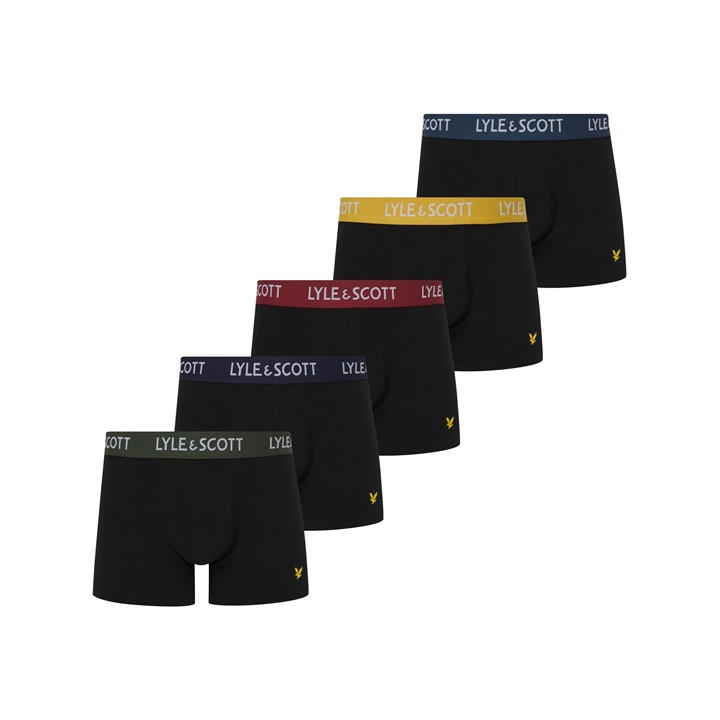 Lyle And Scott Men' Black Trunk Clothing in Size S, Sports Direct