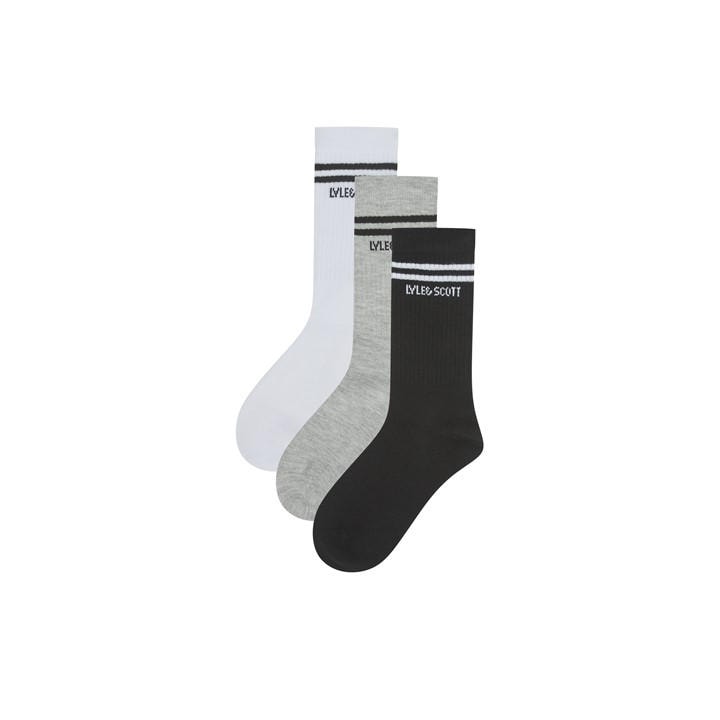Lyle And Scott Boys  Kids' Crew Socks in Size 6-8 M, Sports Direct