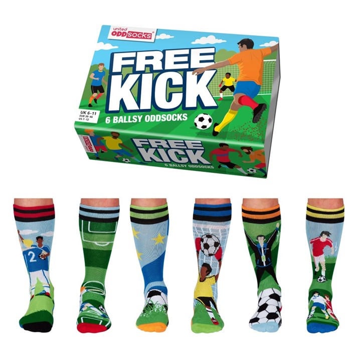 United  Men's  Free Kick Football Socks, Football by  Oddsocks, Sports Direct