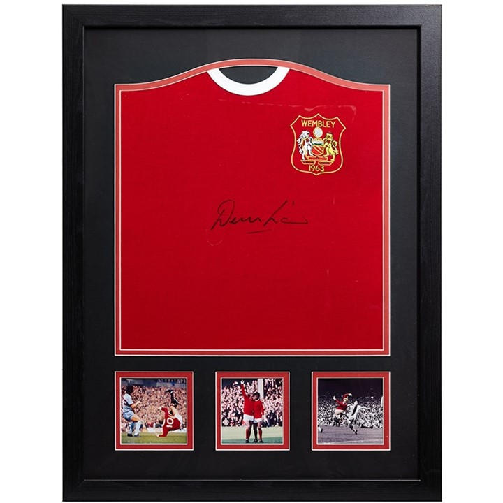 Manchester United    Denis Law Signed Manchester Utd Shirt, Football by AllStarSignings Ltd, Sports Direct