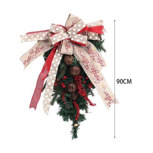 LIFE IDEAS - 90cm Ribbon Door Hanging Decoration