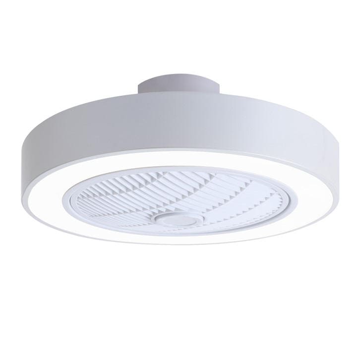 Kabinet Uk  White Round Led Ceiling Light Fan With Remote Control, Sports Direct