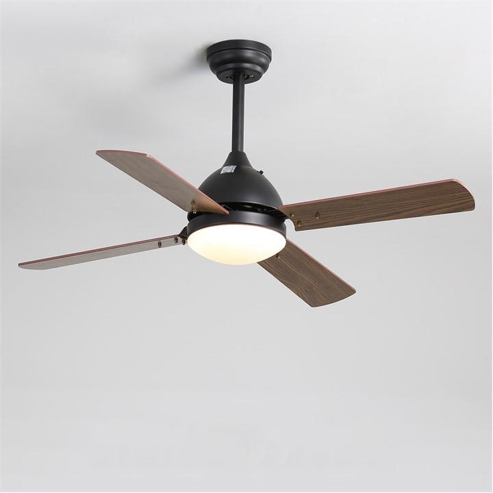 Kabinet Uk  Brown 4 Blade Ceiling Fan With Light For Indoor/Outdoor, Sports Direct
