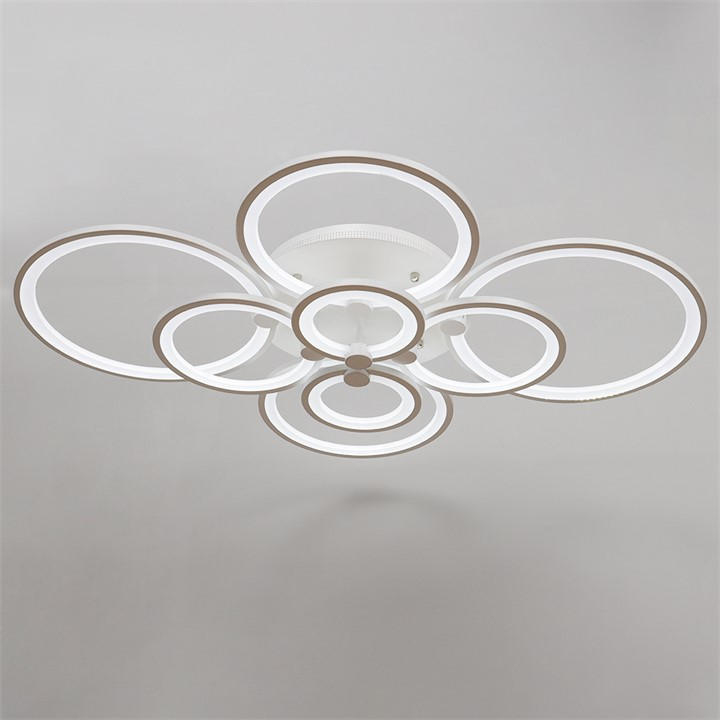 Kabinet Uk  White Led Semi Flush Ceiling Light For Nordic Decor, Sports Direct