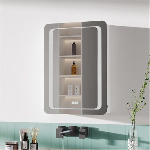 Kabinet UK - Smart Rectangle Wall Mounted LED Mirror Cabinet