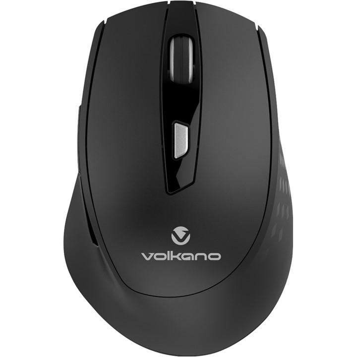 Volkano  Chrome Series Wireless Ergonomic Mouse - Black - Image 2