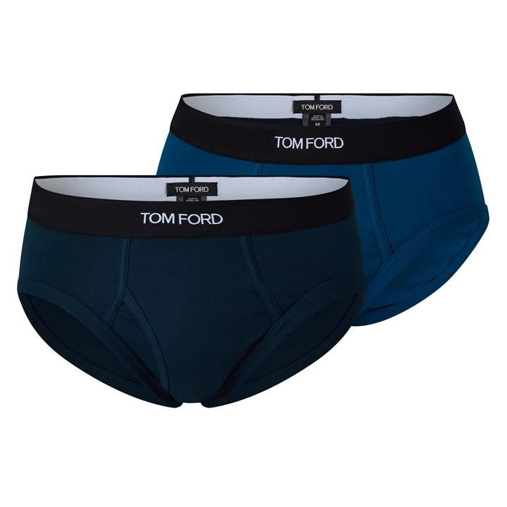 Tom Ford Men's  Plain Cotton Briefs, 2-Pack in Size M, Sports Direct