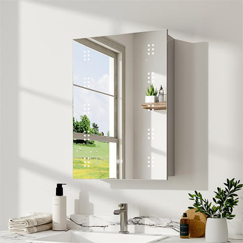 Kabinet UK - LED Wall-Mount Mirror Cabinet with Demister Pad