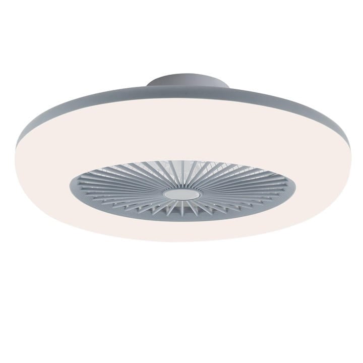 Kabinet Uk  Grey Round Led Ceiling Light Fan With Remote Control, Sports Direct