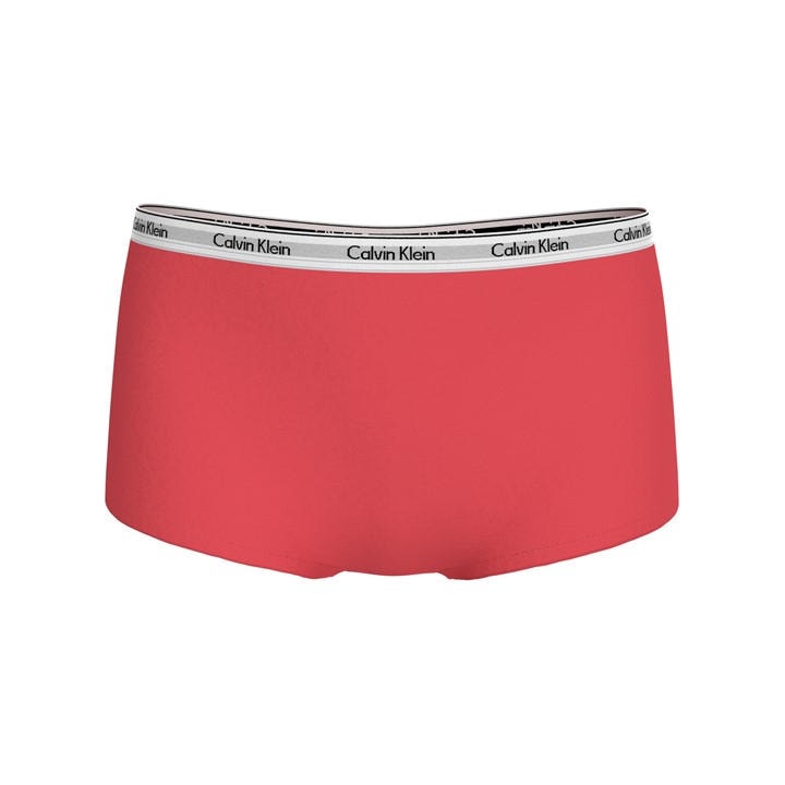 Calvin Klein Women's Pink Streamlined Soft Fabric Boy Shorts in Size 8, Sports Direct