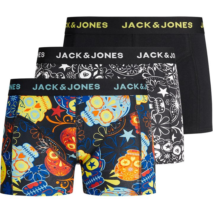 Jack And Jones Boys  Kids' Skull Pack Trunks in Size S Boys, Sports Direct