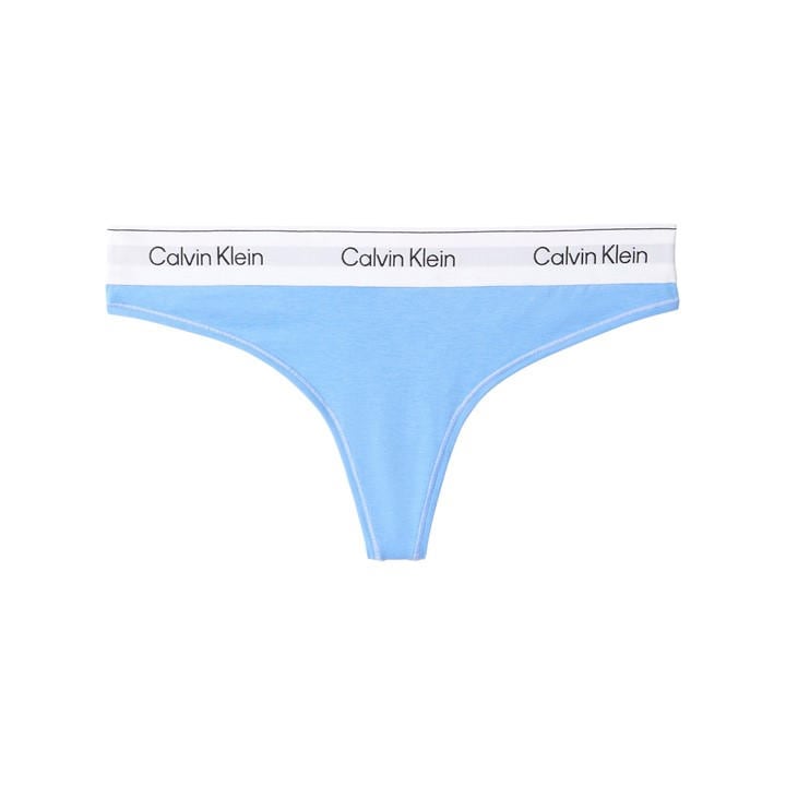 Calvin Klein Women's Blue Modern Thong in Size 14, Sports Direct