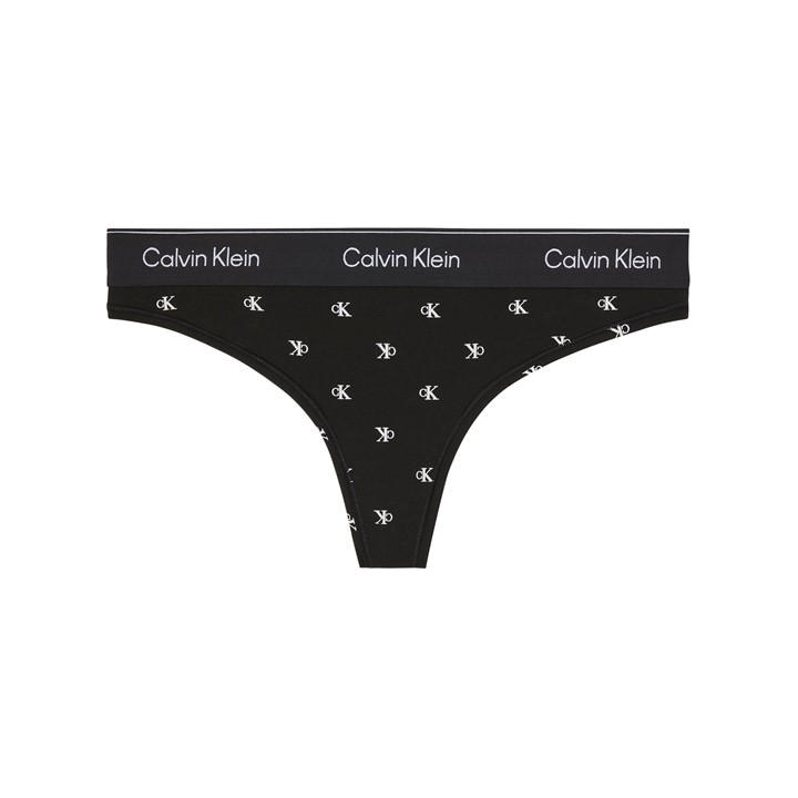 Calvin Klein Women's Black Modern Thong in Size 14, Sports Direct