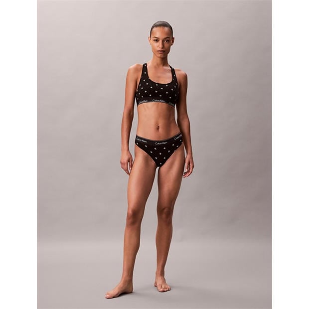 Black Ck Logo - Calvin Klein - Modern Thong