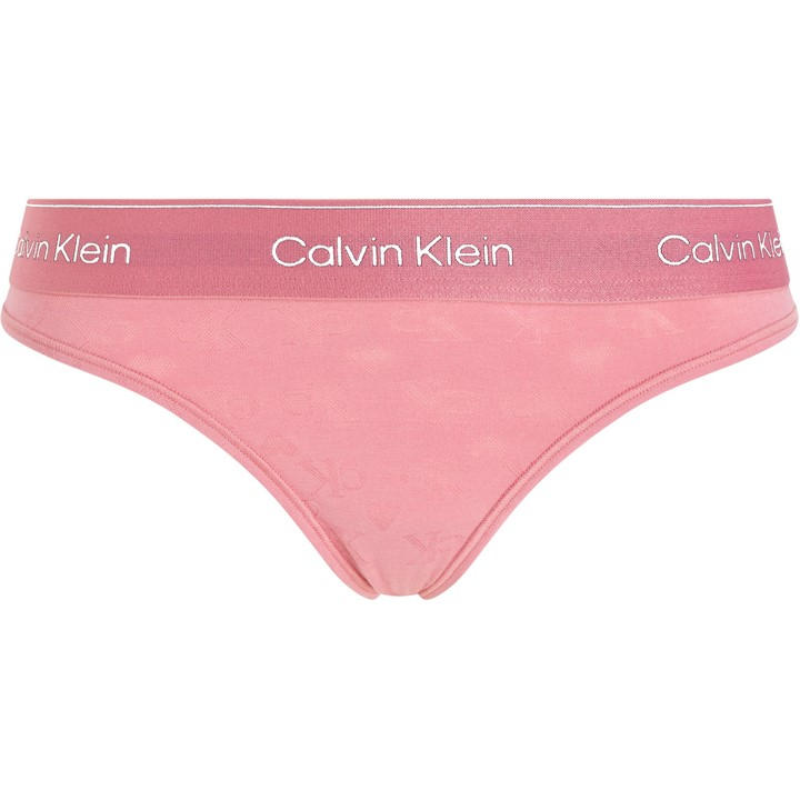 Calvin Klein Women's Pink Thong Size 14