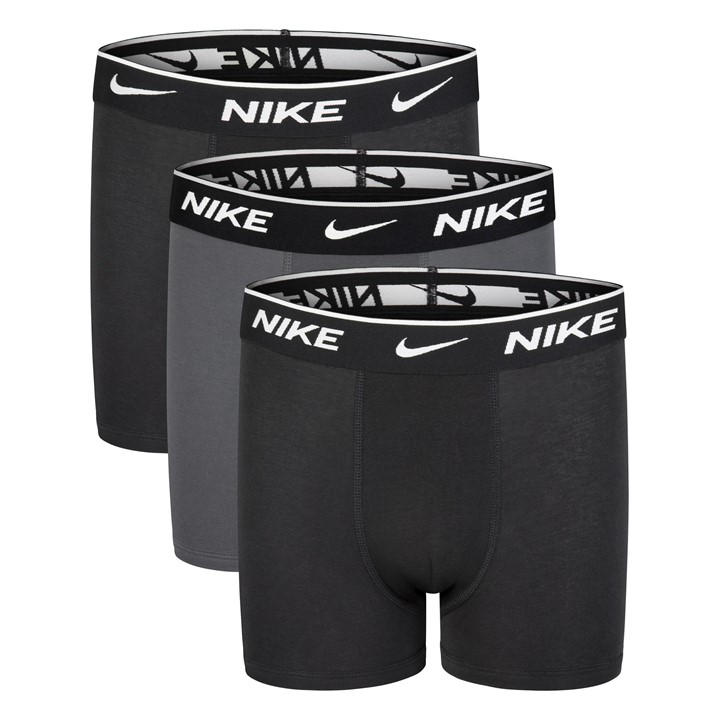 Nike Boys Grey Cotton Boxer Brief 3 Pack in Size S Boys, Sports Direct