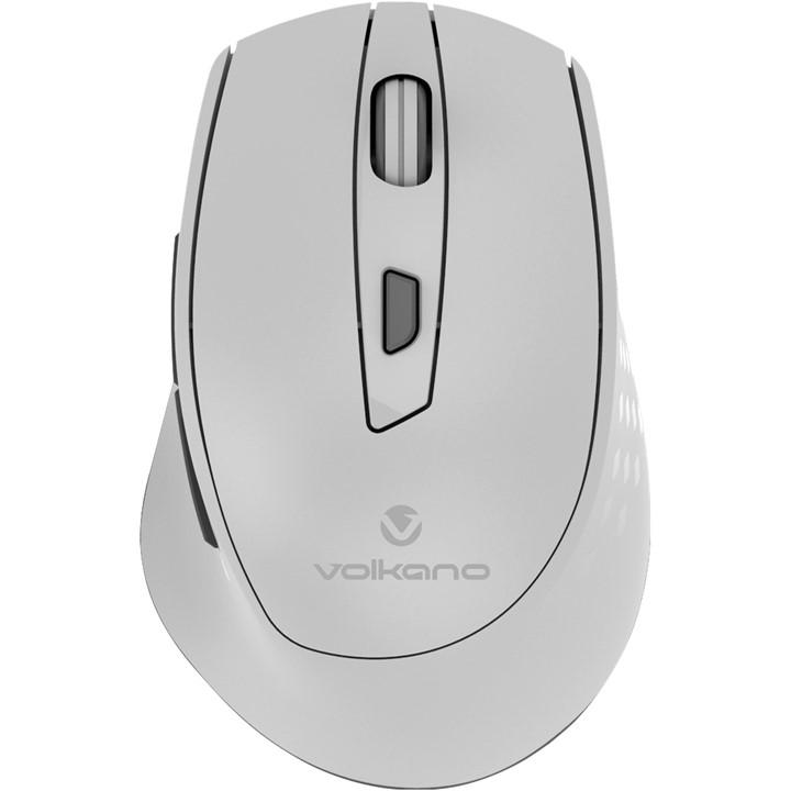 Volkano  Grey Chrome Series Wireless Ergonomic Mouse, Sports Direct