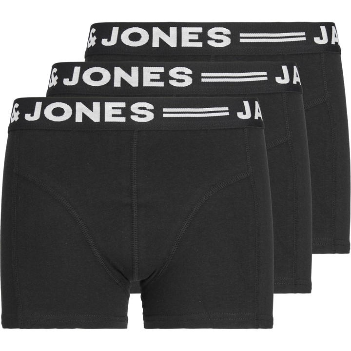 Jack And Jones Boys Black Kids' Sense Trunks in Size S Boys, Sports Direct