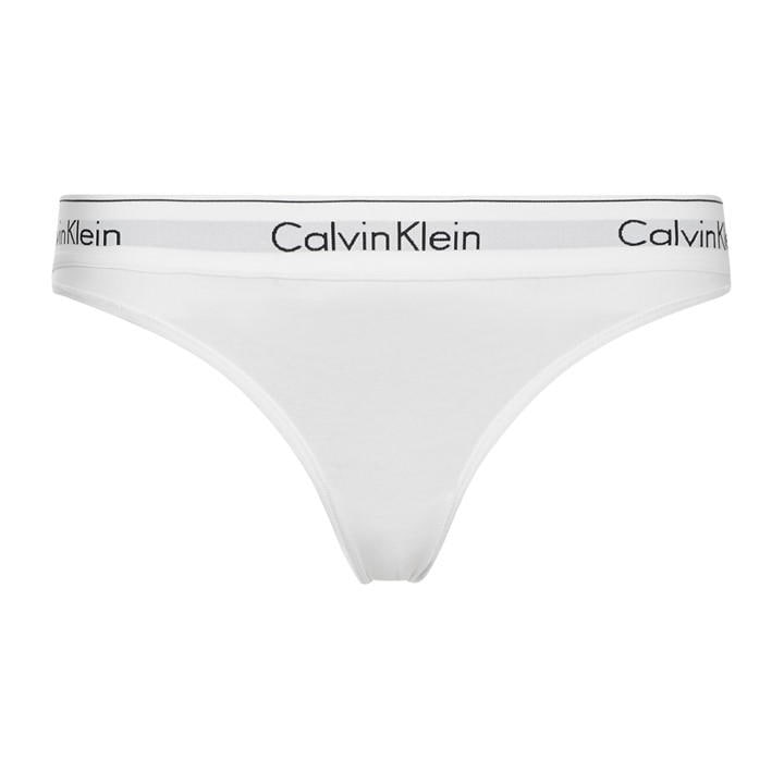 Calvin Klein Women's White Modern Cotton Brief in Size L, Sports Direct
