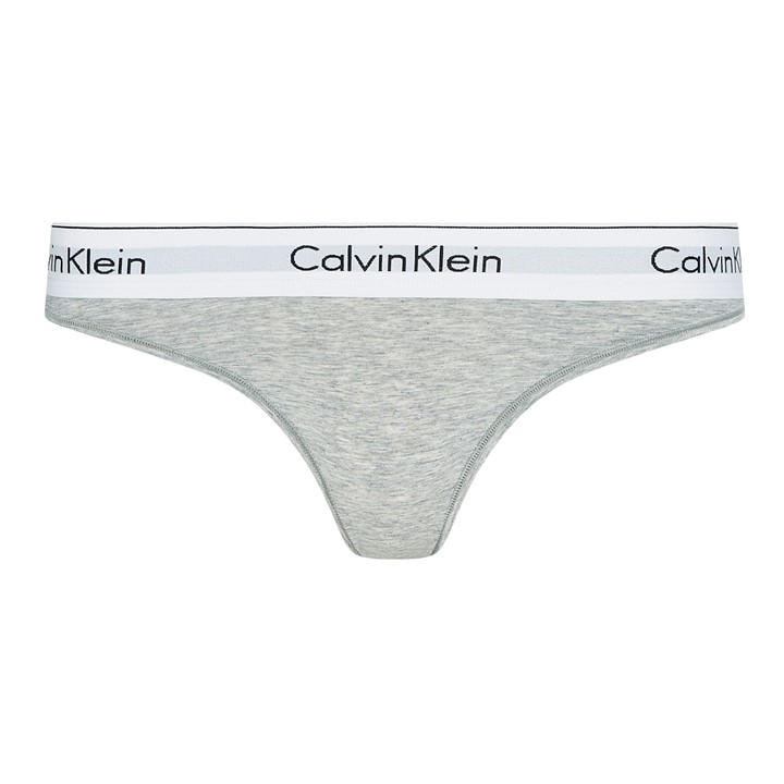 Calvin Klein Women's Grey Modern Cotton Brief in Size M, Sports Direct