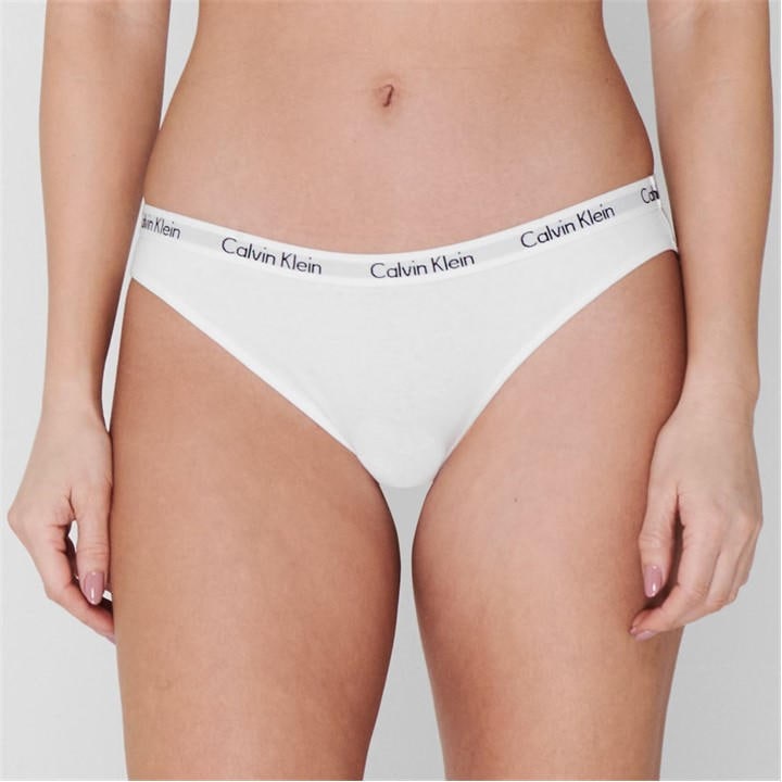 Calvin Klein Women's White Calvin Carousel Bikini Bottoms Size 14