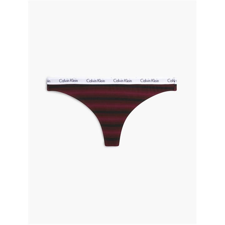 Calvin Klein Women's Brown Carousel Thong in Size 14, Sports Direct