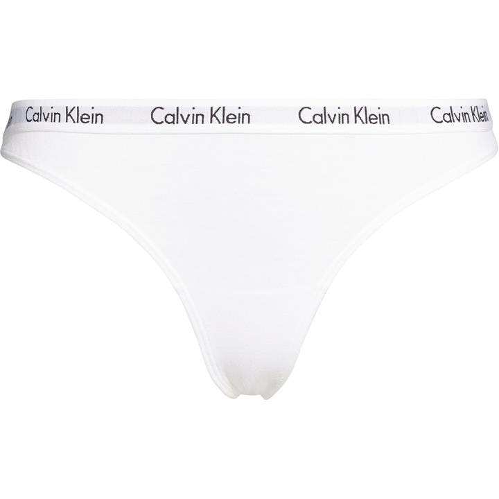 Calvin Klein Women's White Carousel Thong in Size 14, Sports Direct