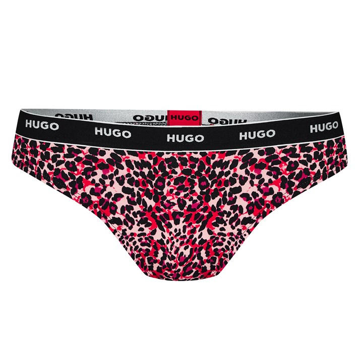 Hugo Women's Pink Regular Rise Thong in Size 16, Sports Direct