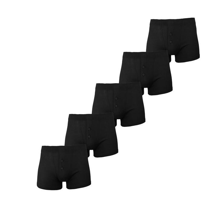 Donnay Men's Comfort-Fit Boxer 5-Pack - Black - X Small - Image 2
