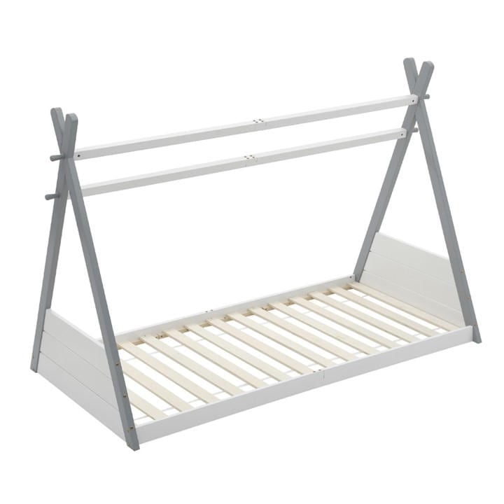 Kabinet Uk  White, Grey Montessori Kid Beds Floor Bed, Sports Direct