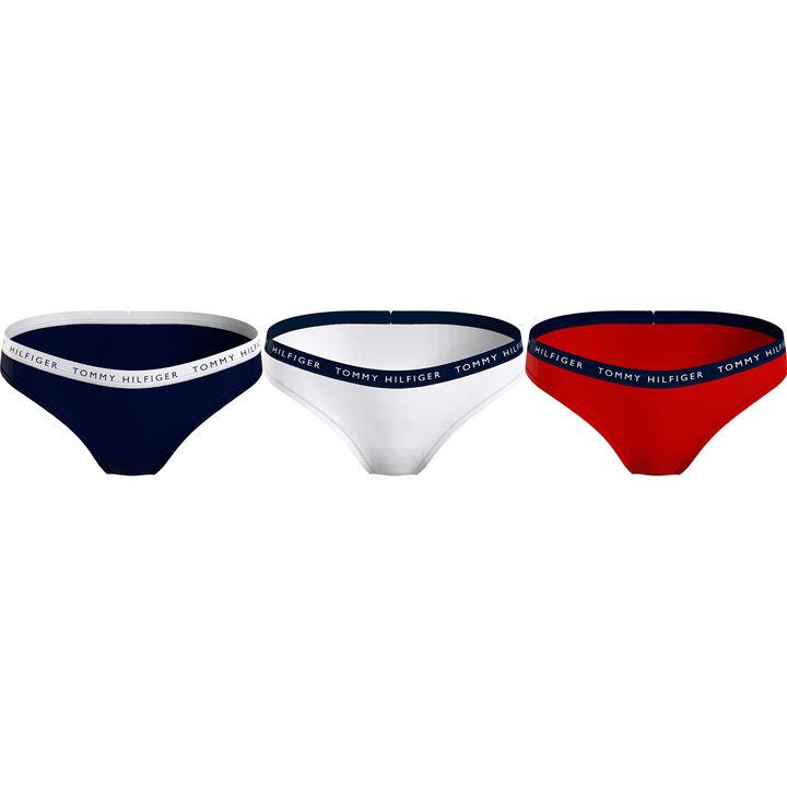 Tommy Hilfiger Women's  3 Pack Briefs in Size 12, Sports Direct