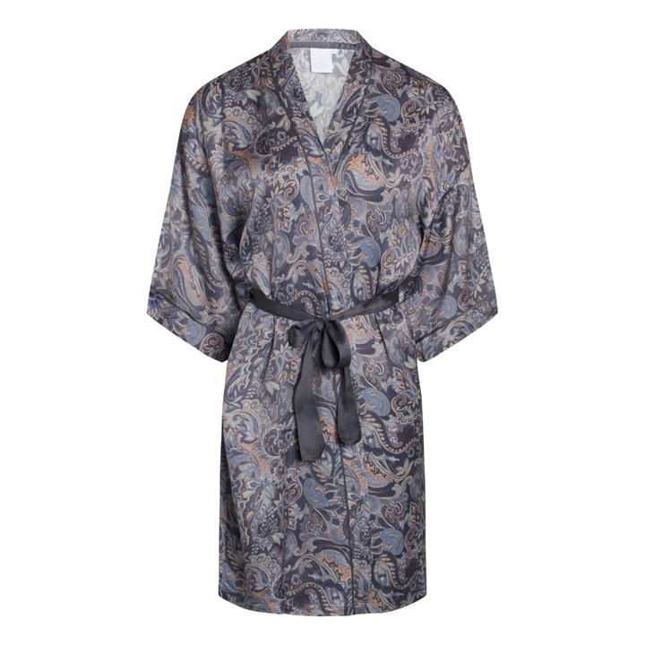 Ccdk Women's Grey Kimono Dressing Gown in Size 18, Sports Direct