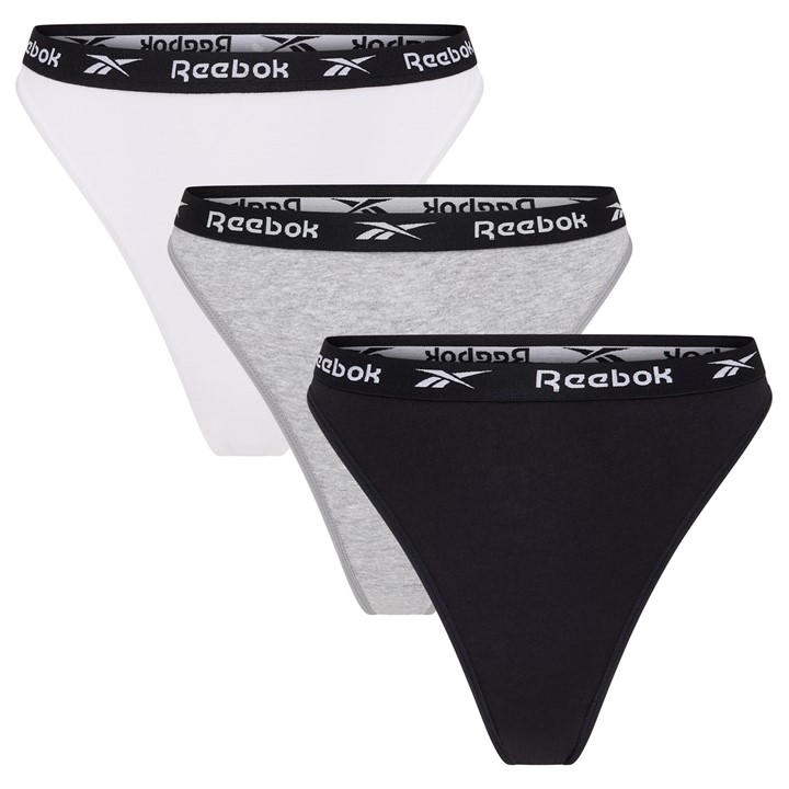 Reebok Women's  3 Pack Thong Lotty in Size 14, Sports Direct