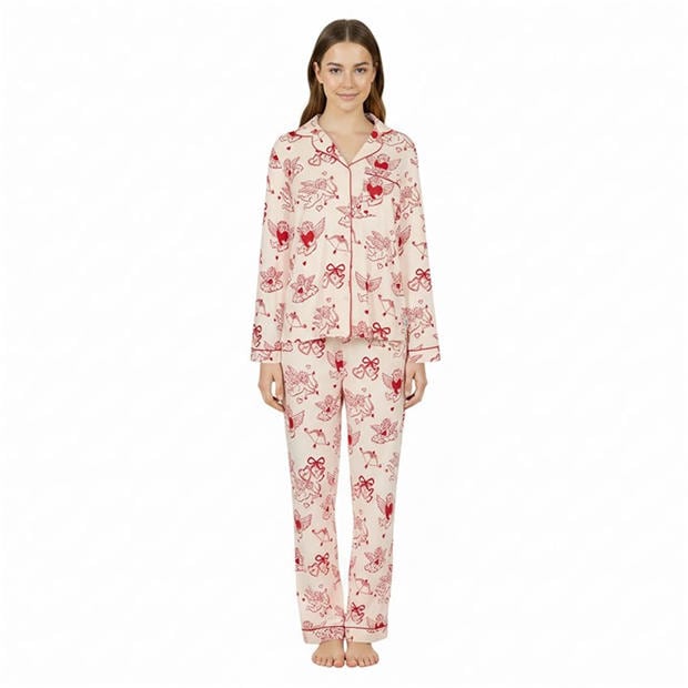 Cupid Love - Chelsea Peers - Button Up Pyjama Set