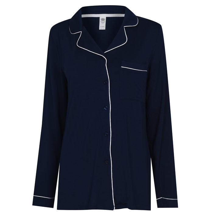 Chelsea  Women's  Modal Button Up Pyjama Set, Football by  Peers in Size 10, Sports Direct