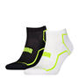 White/Black - Puma - Sneaker Run 2 Pack Trainer Socks