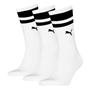 White - Puma - Unisex Quarter 3 Pack Socks