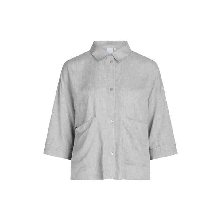 Ccdk Women's Grey Pyjama Long Sleeve Top in Size 8, Sports Direct