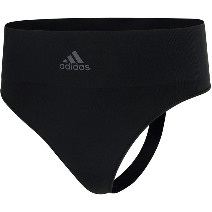 Adidas Women's Black Seamless Thong in Size 8, Sports Direct