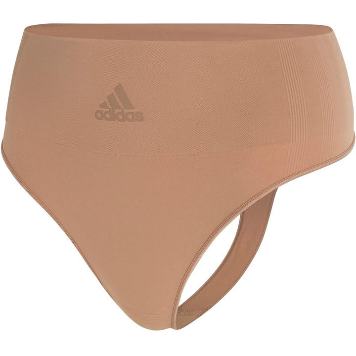 Adidas Women's Brown Seamless Thong in Size 8, Sports Direct