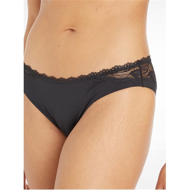 Calvin Klein Women's Black Bikini Brief in Size 16, Sports Direct