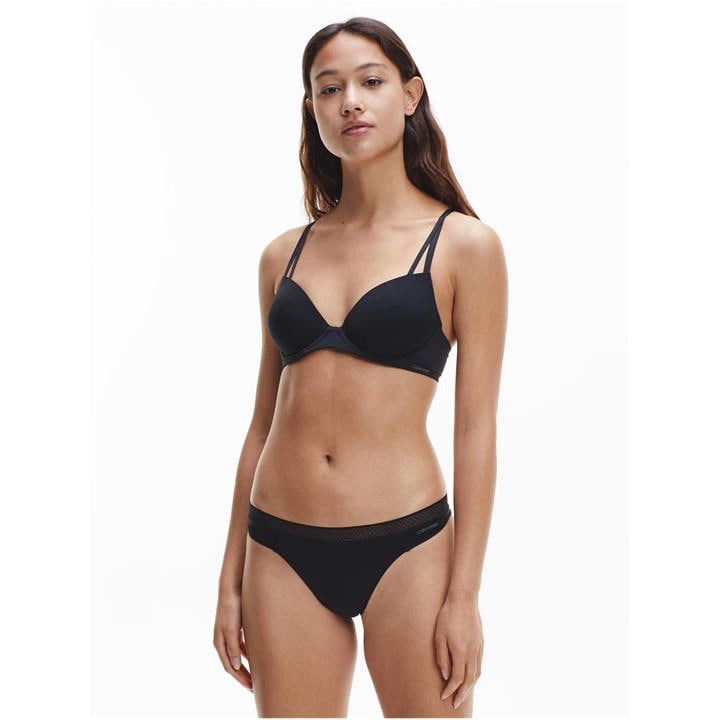 Calvin Klein Women's Black Lift Demi Bra in Size 34D, Sports Direct