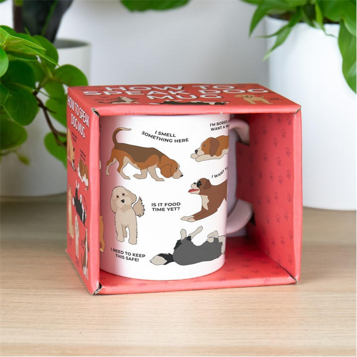Gift Republic  Pink How To Speak Dog Mug in Size S, Sports Direct