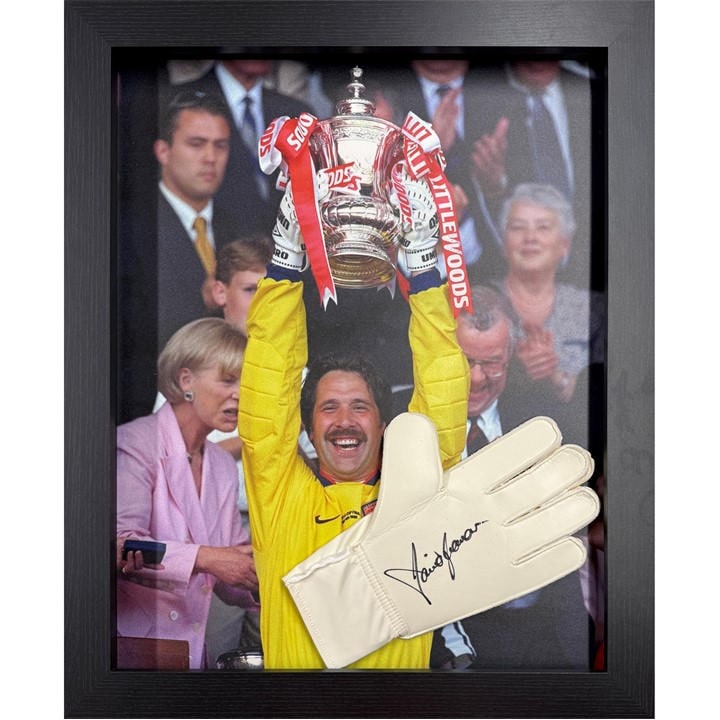 Arsenal    David Seaman Signed Adidas Goalkeeper Glove, Football by AllStarSignings Ltd, Sports Direct