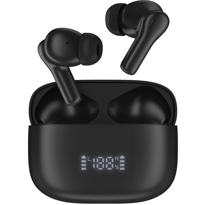 Groov-E Unisex Black Ultra Buds True Wireless Earphones With Anc-Blk