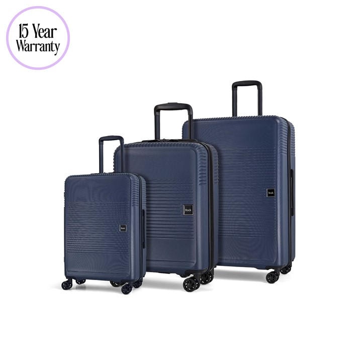 Rock  Lincoln Suitcase Navy - Cabin - Image 3