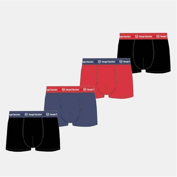 Sergio Tacchini Men's  4-Pack Boxers in Size XL, Sports Direct